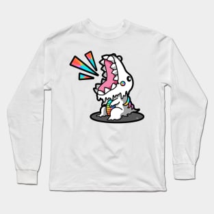 SM3GMASAURUS REX WHITE (RAINBOW) Long Sleeve T-Shirt